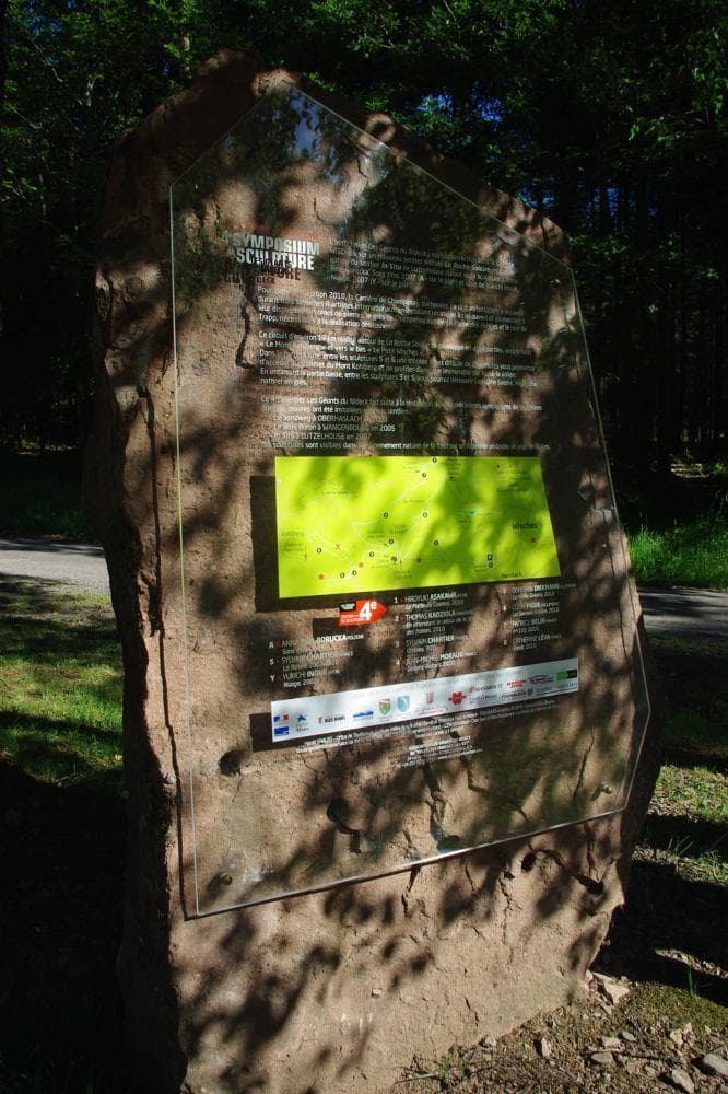 Symposium de sculptures :  la Roche Solaire