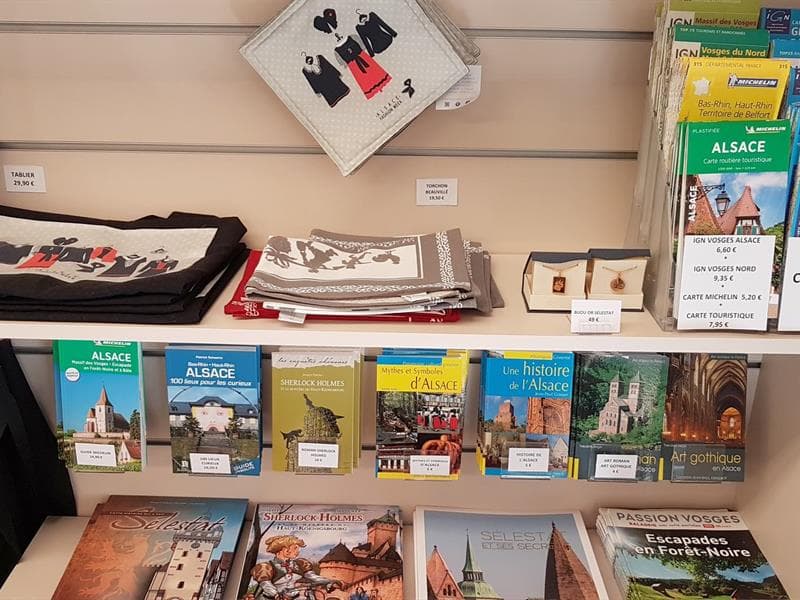 La boutique du bureau d'accueil de Sélestat
