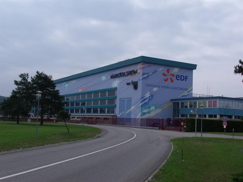 Ecluses et centrale hydroélectrique à Marckolsheim