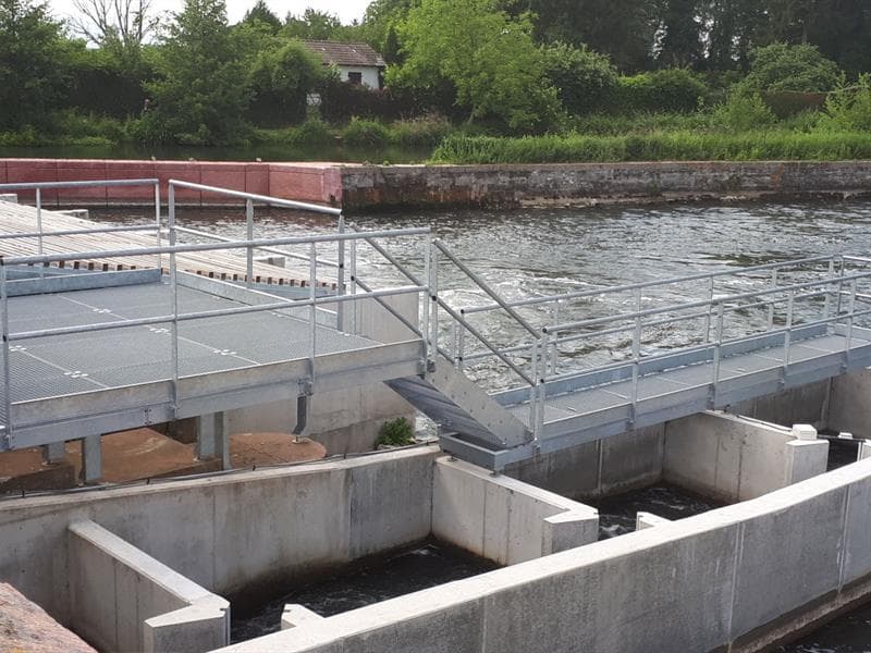 Passe à poisson - barrage de la Steinsau