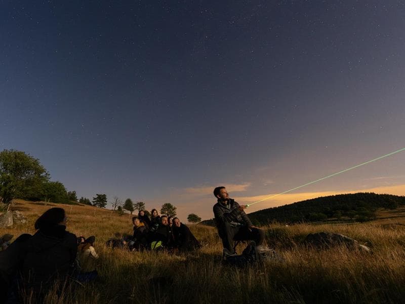 Randonnée nocturne sous les constellations