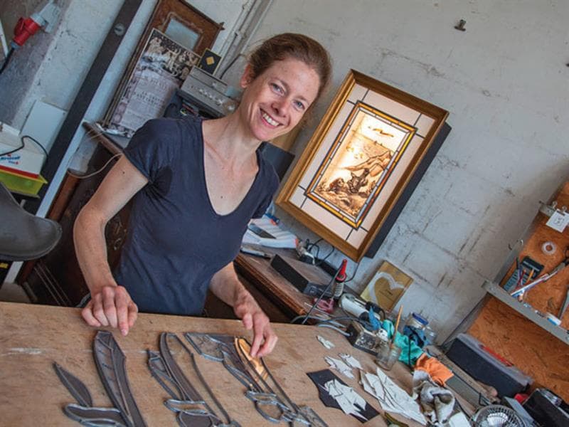 Atelier fabrication de vitraux