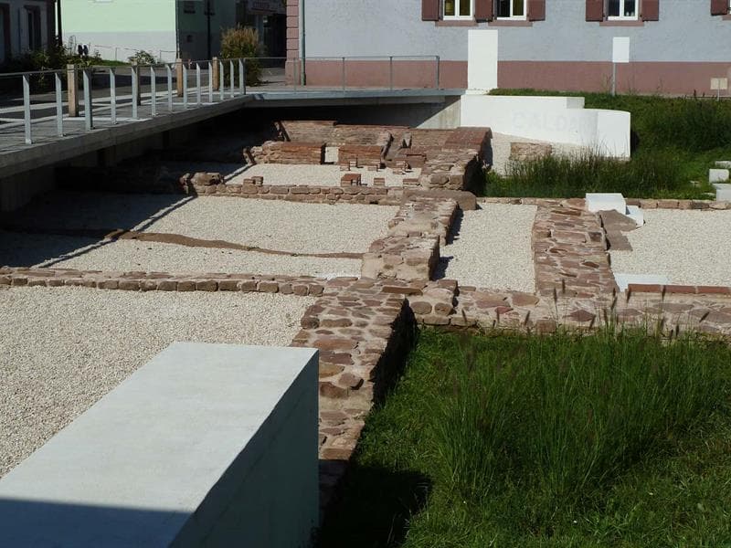 Vestiges des thermes Gallo-romain, Niederbronn-les-Bains, Alsace