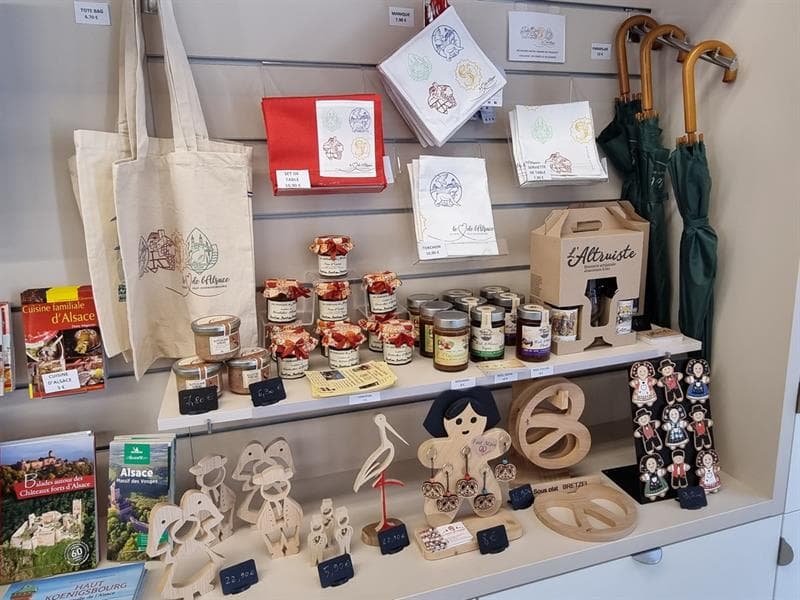 La boutique du bureau d'accueil de Sélestat