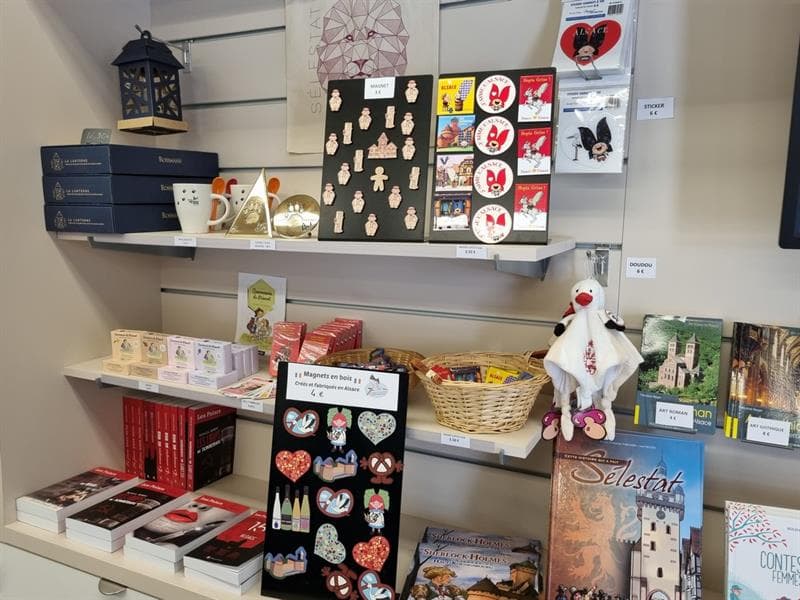 La boutique du bureau d'accueil de Sélestat