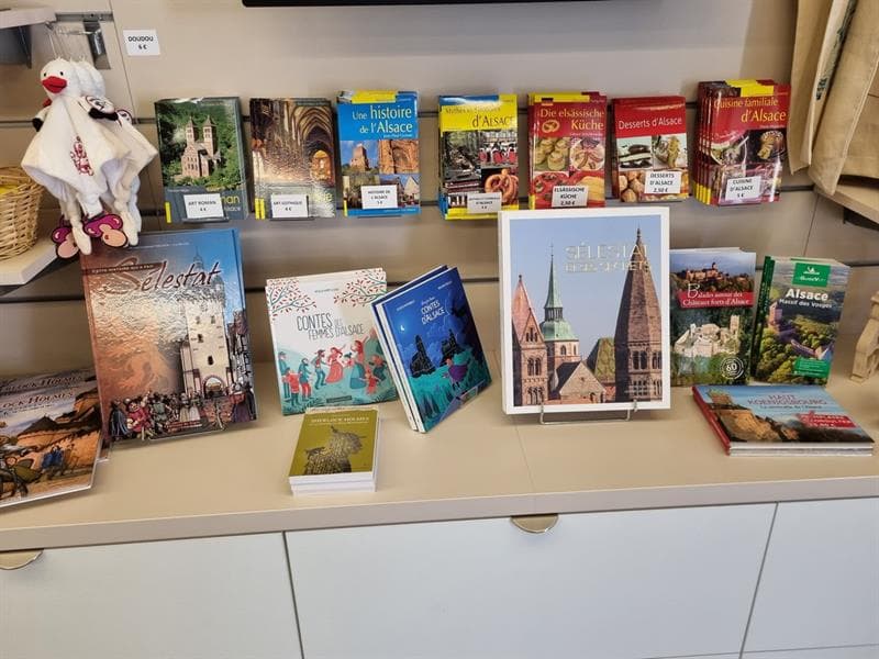 La boutique du bureau d'accueil de Sélestat