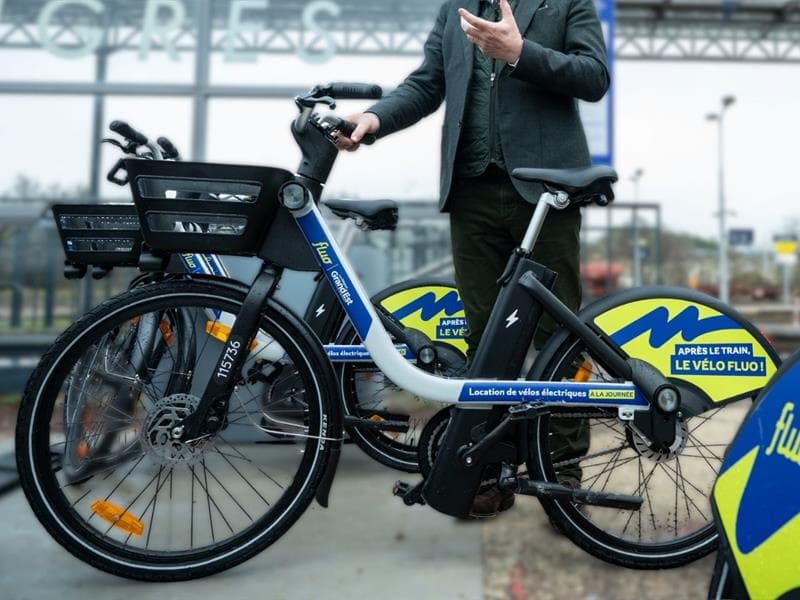 Location de vélos à assistance électrique en libre-service Fluo Grand Est - Sélestat