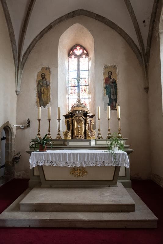 Château du bas et retable du XVIème siècle