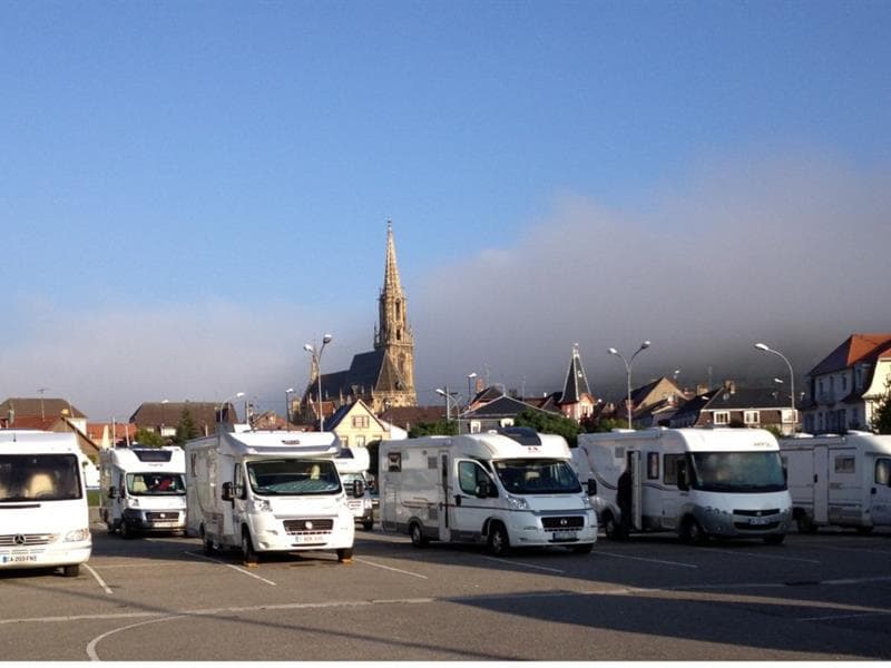 Aire de service pour camping-car : parking du Centre