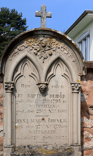 Tombeau du cimetière de Wattwiller