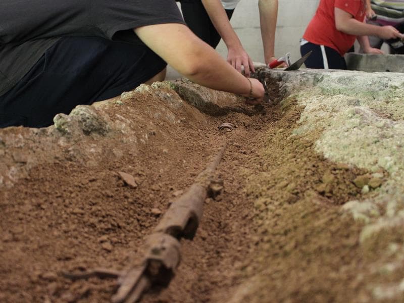Ateliers jeune public autour de l'archéologie de la Grande Guerre