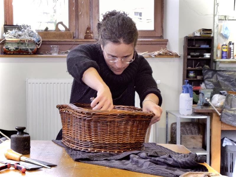 Atelier de vannerie - Petit plateau