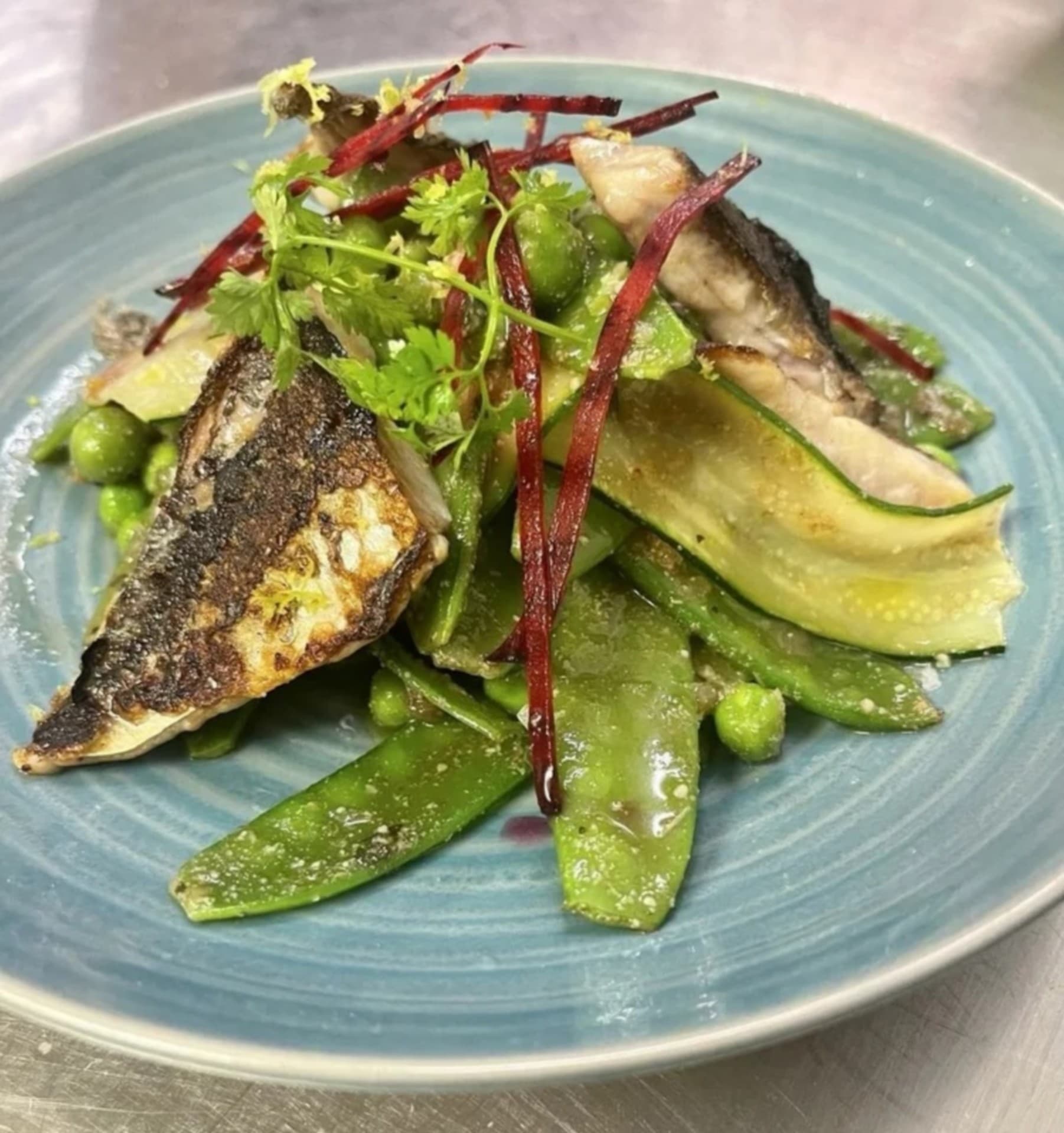 Restaurant Paulette Eygalières plat de légumes