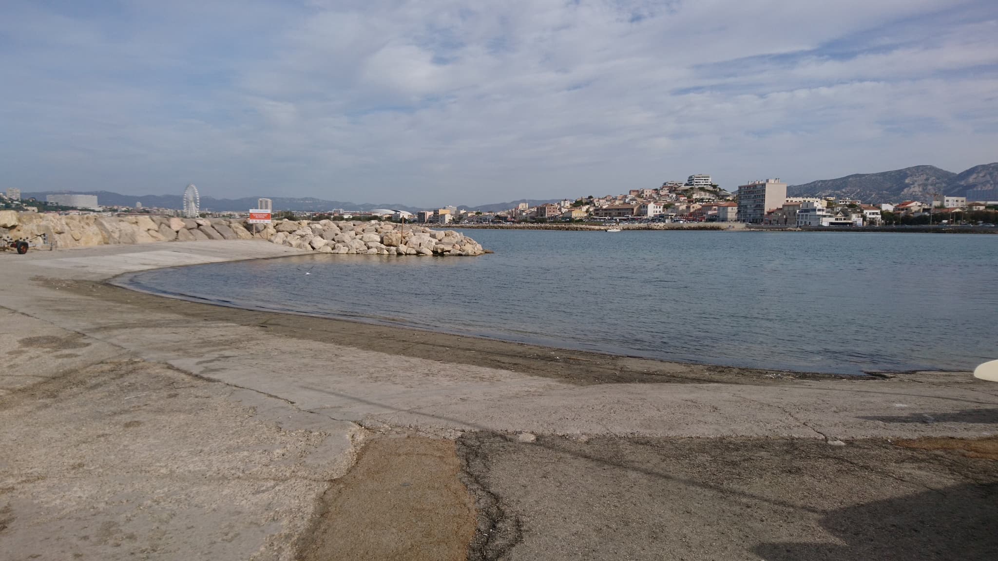 Mise à l'eau dériveurs Pointe Rouge