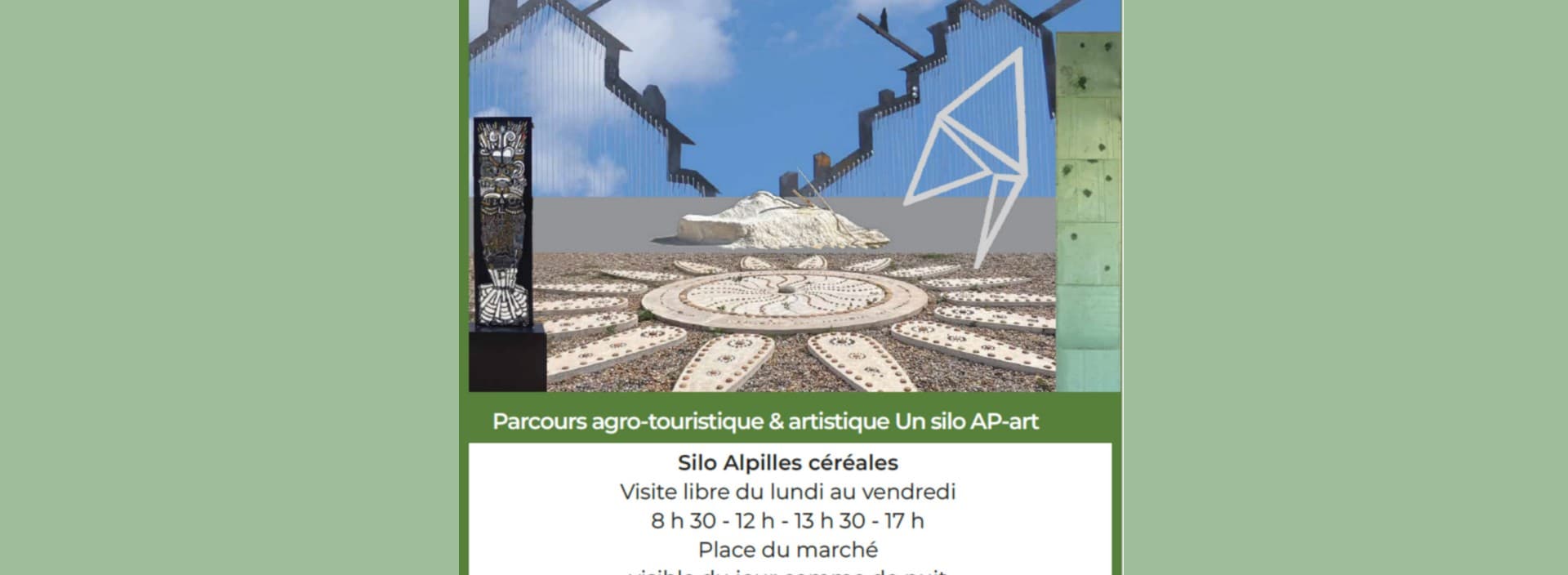 Parcours agro-touristique & artistique Un Silo AP-art_Saint-Étienne-du-Grès