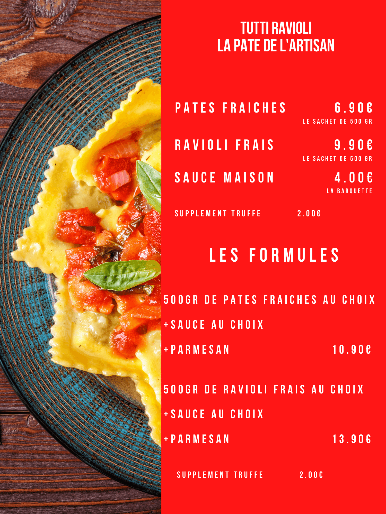 Nos prix