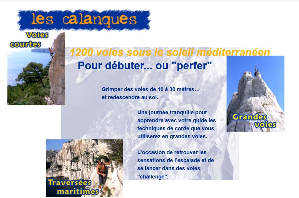 G2 Escalade calanques Marseille