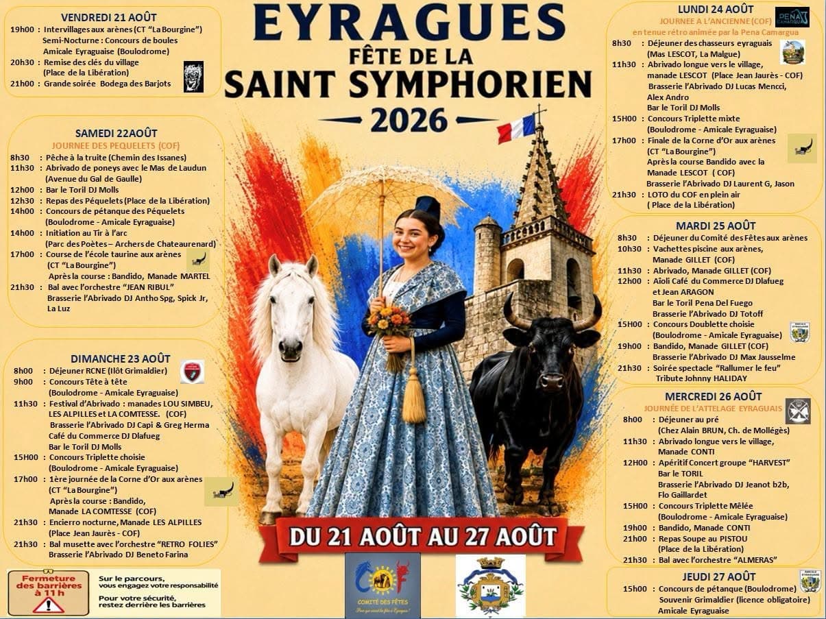 Fête de la Saint Symphorien_Eyragues