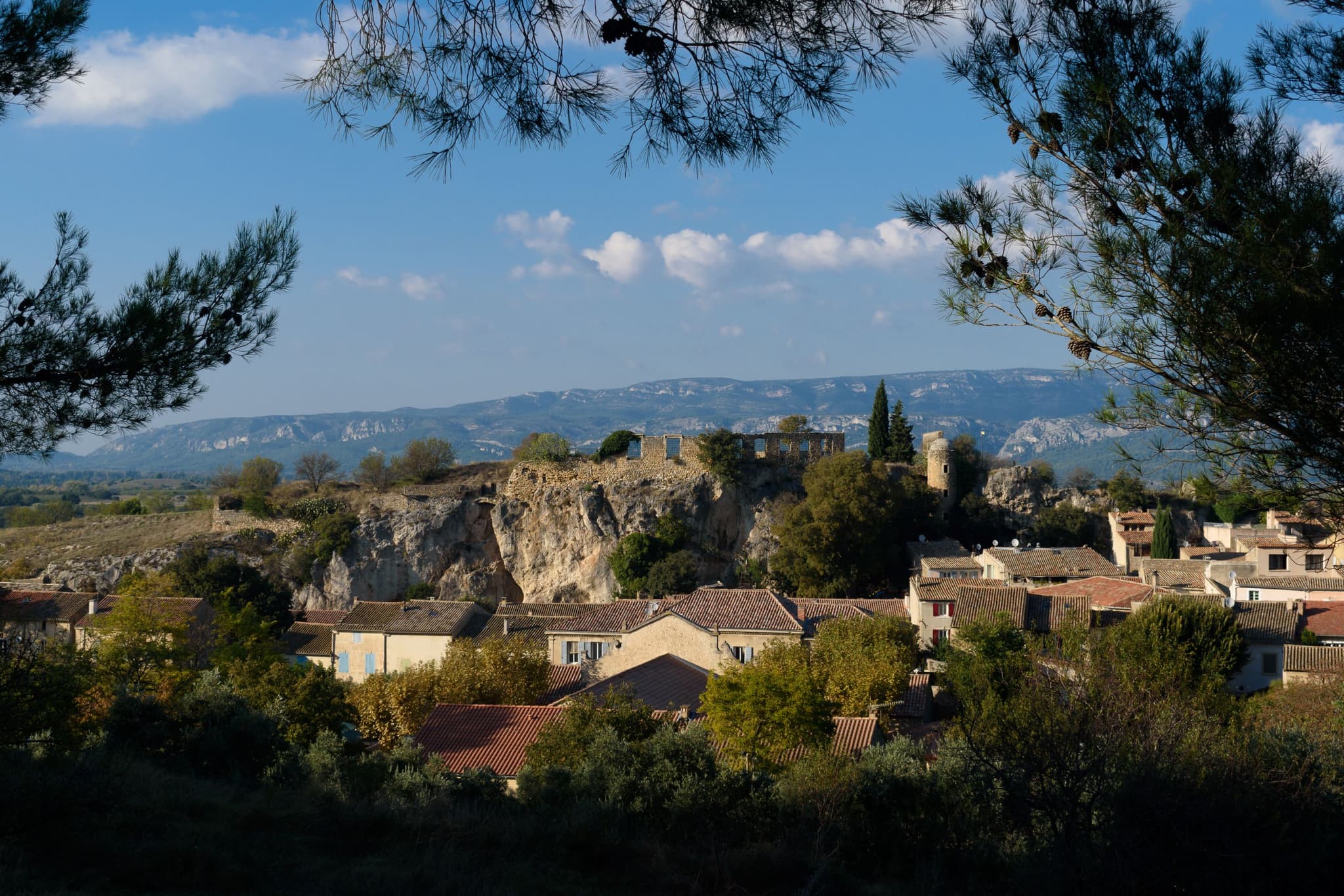 Ruines du château d'Alleins