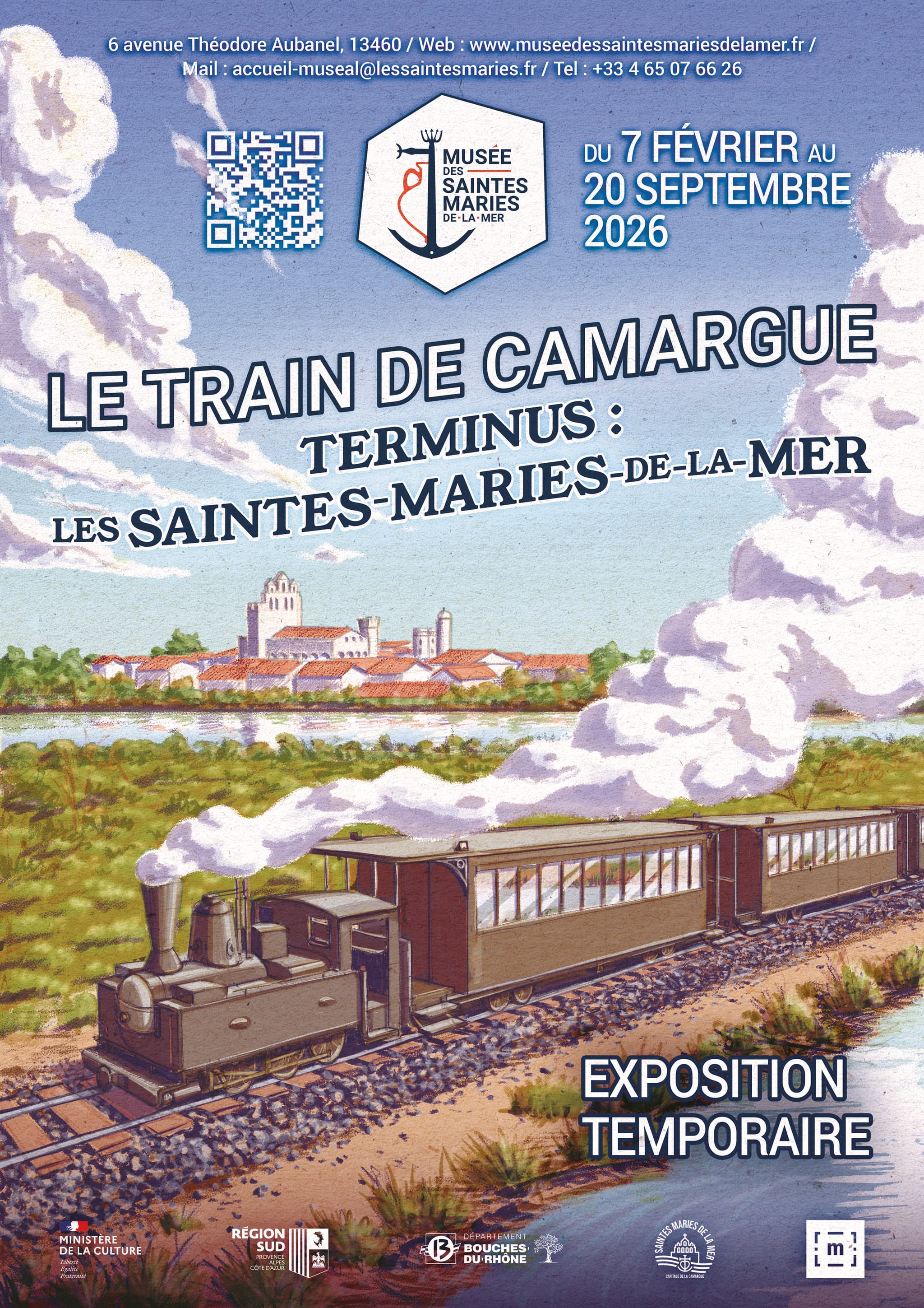 Le Train de Camargue - Terminus : Les Saintes-Maries-de-la-Mer_Saintes-Maries-de-la-Mer