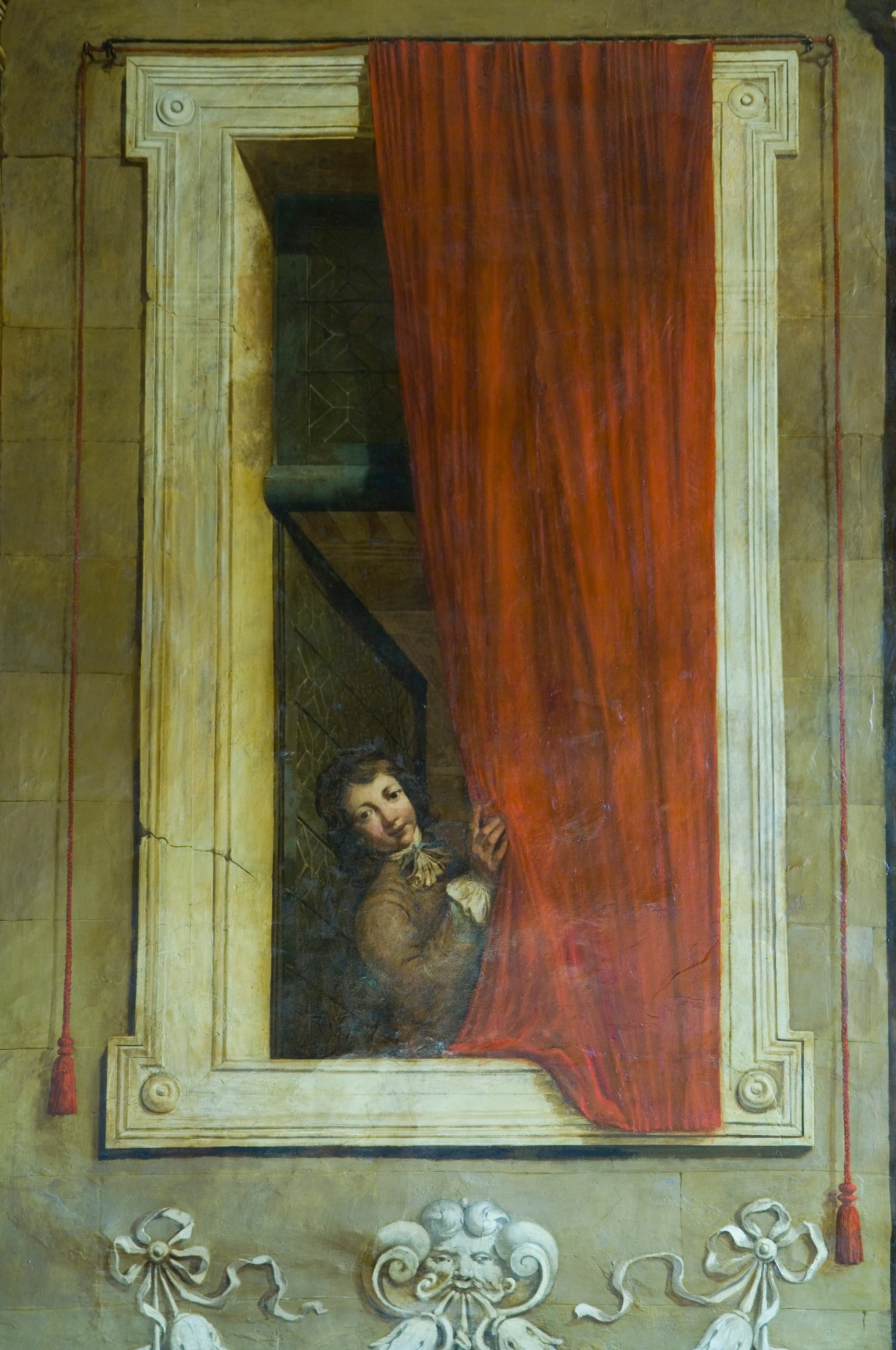 L'escalier en trompe l'œil de l'Hôtel de Châteaurenard
