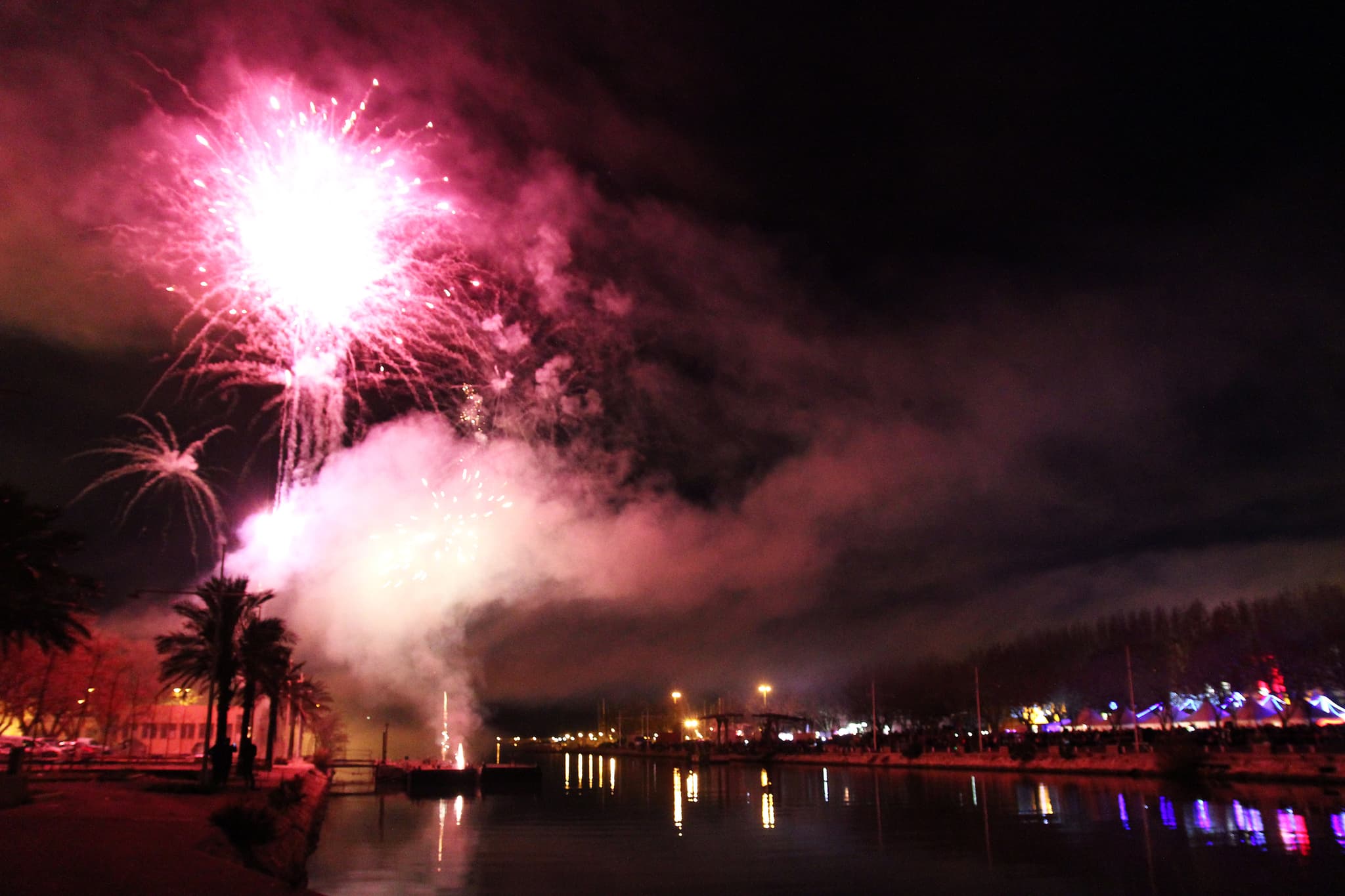 Feu d'artifice de la Fête Nationale_Port-de-Bouc