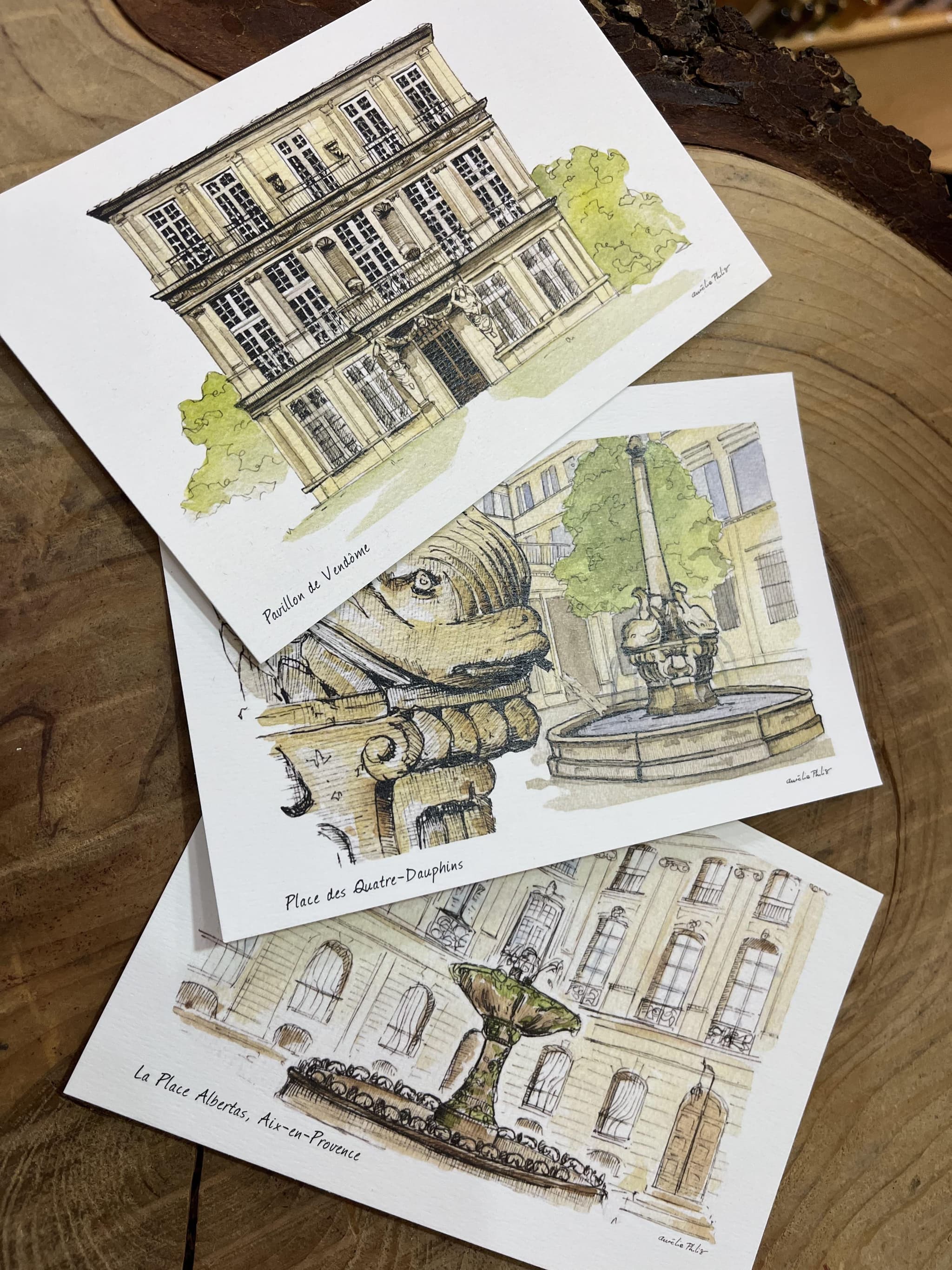 Cartes postales Aix-en-Provence Aurélie Philis