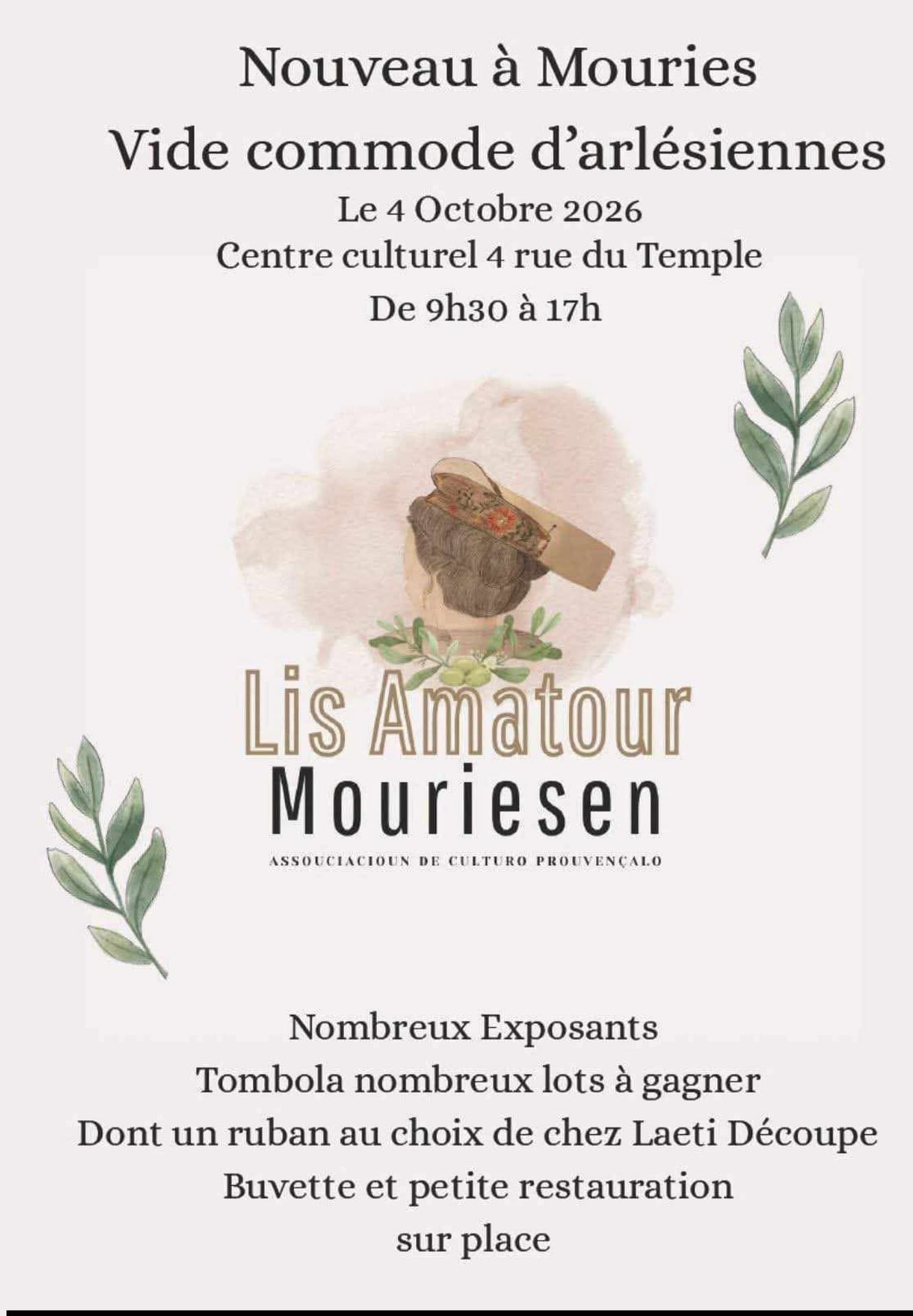Vide-commode d'Arlésiennes à Mouriès 04.10.26