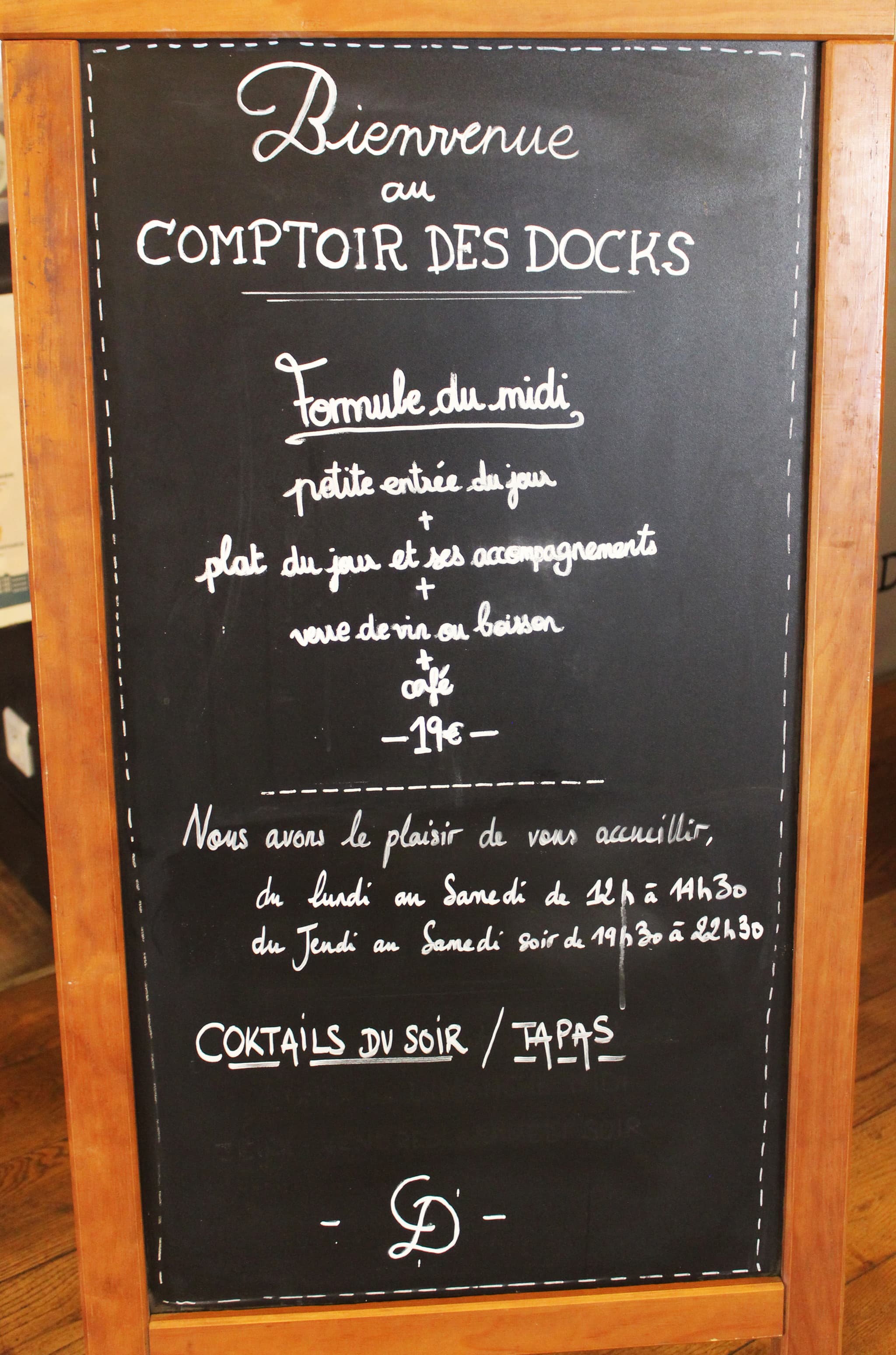 Restaurant Le Comptoir des Docks Marseille