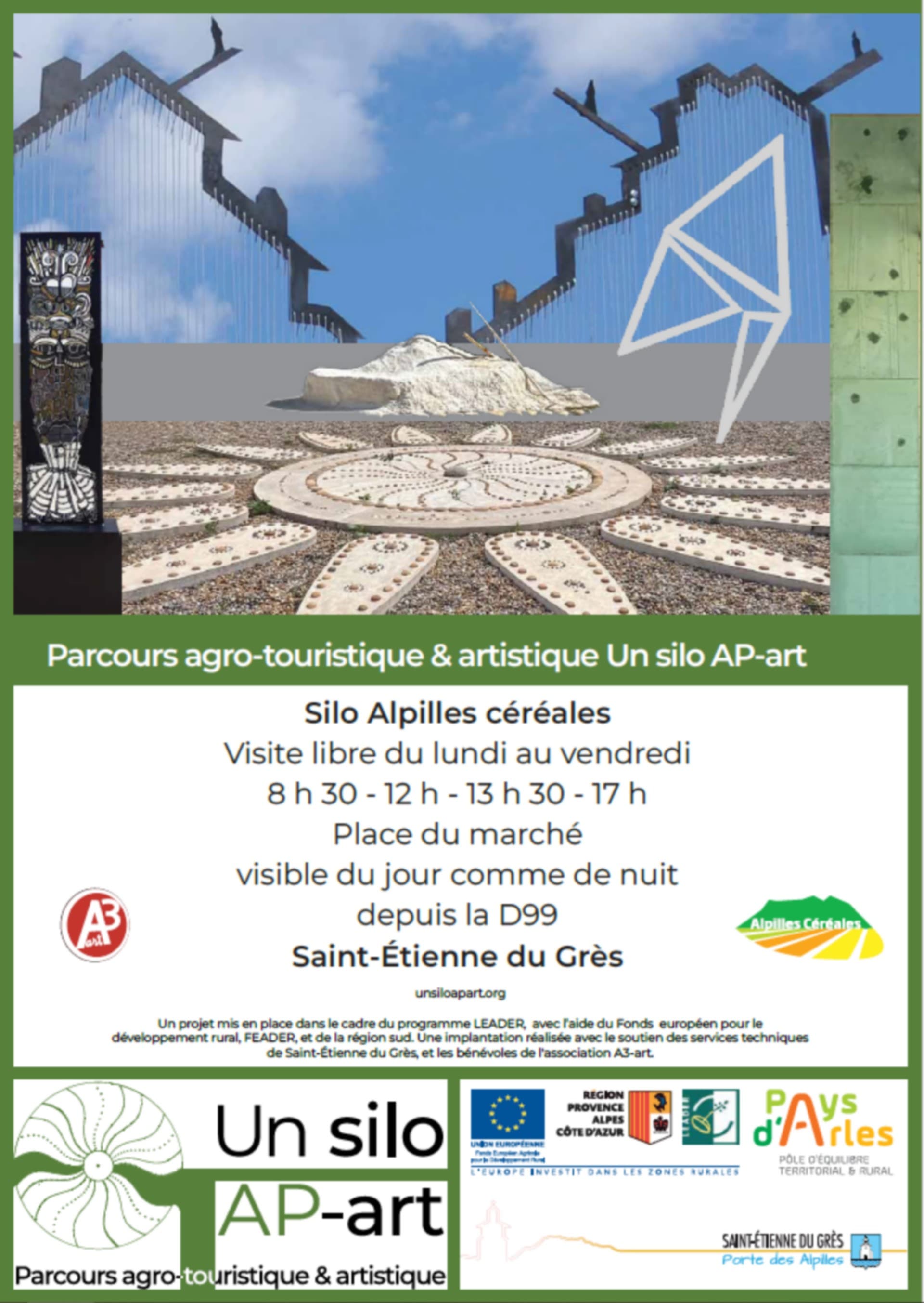Parcours agro-touristique & artistique Un Silo AP-art_Saint-Étienne-du-Grès