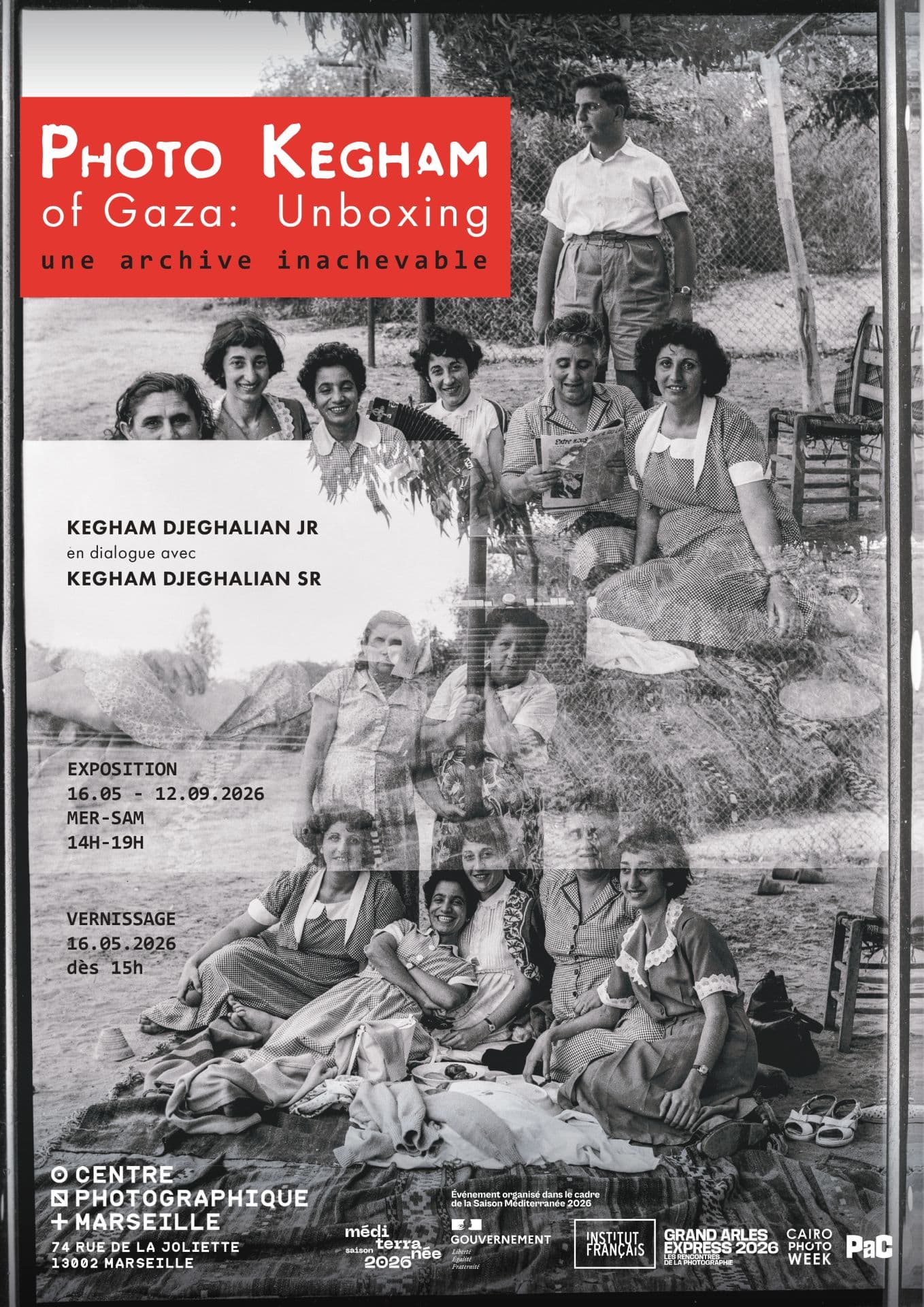 Photo Kegham de Gaza : une archive inachevable_Marseille