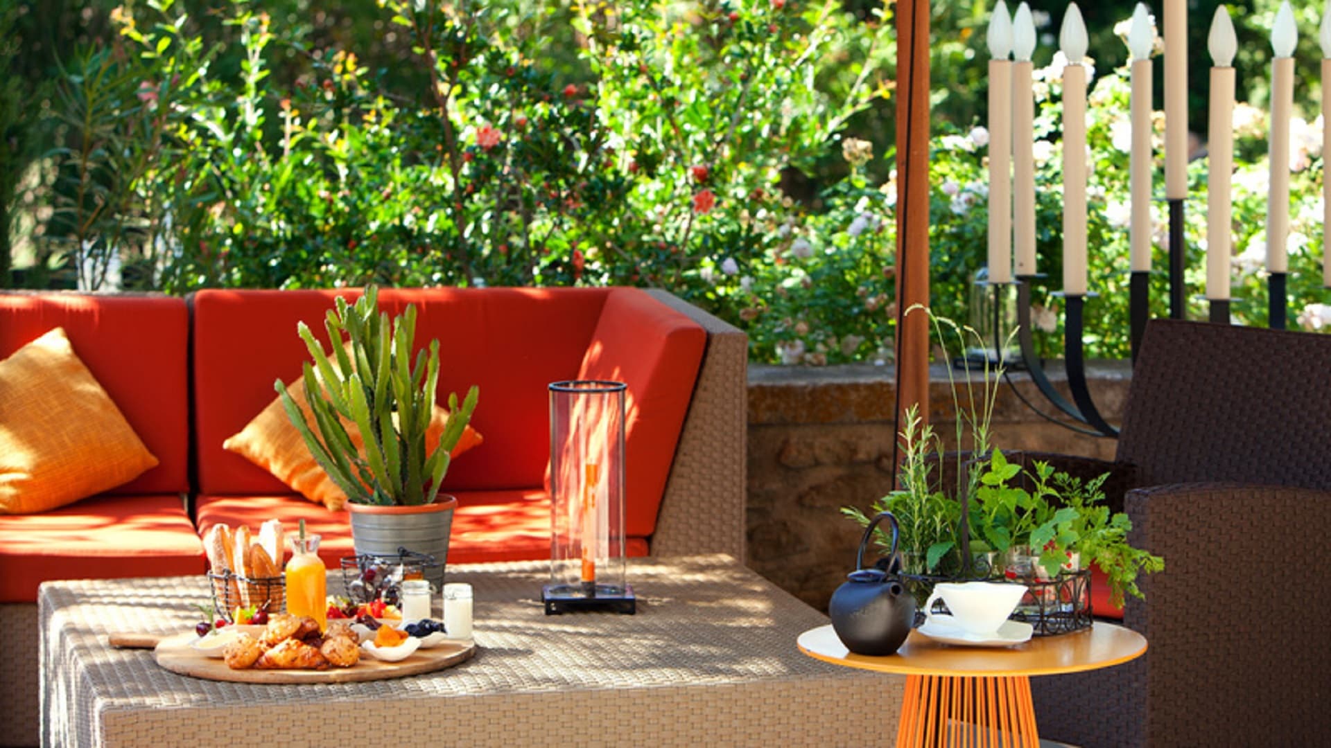 Mas de L'Amarine terrasse