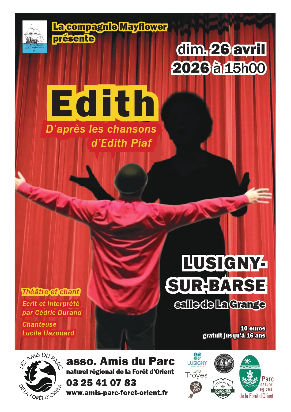 Spectacle musical "Edith"_Lusigny-sur-Barse