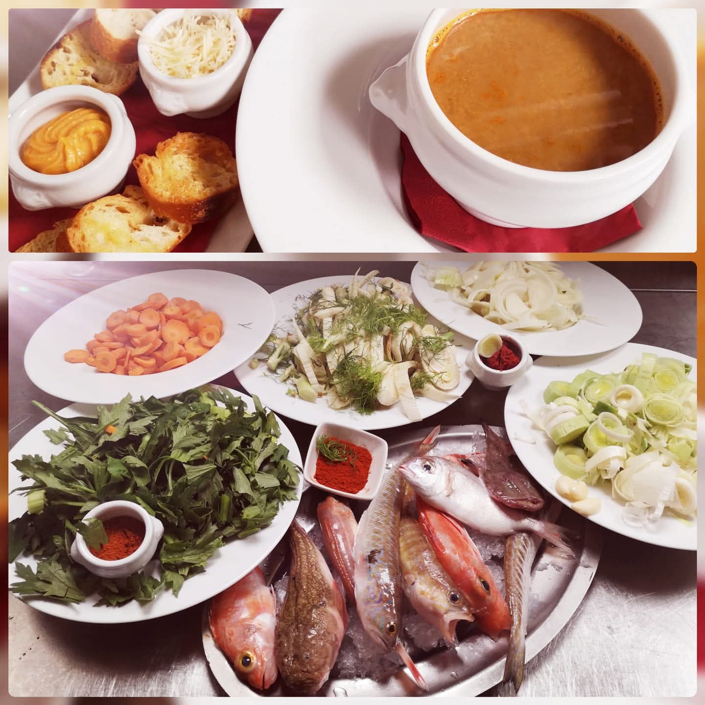 Soupe de poisson de roche