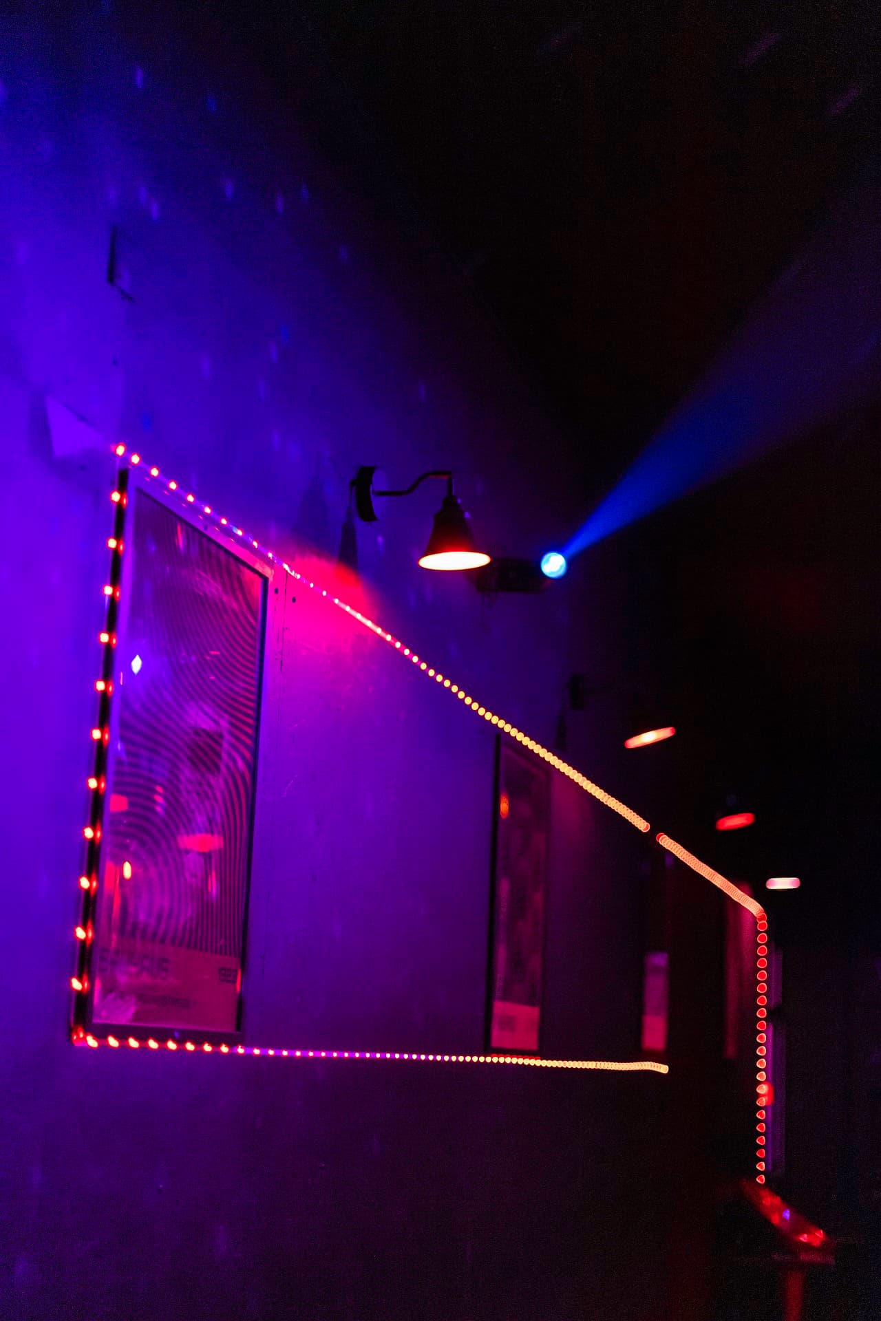 Danceteria light show
