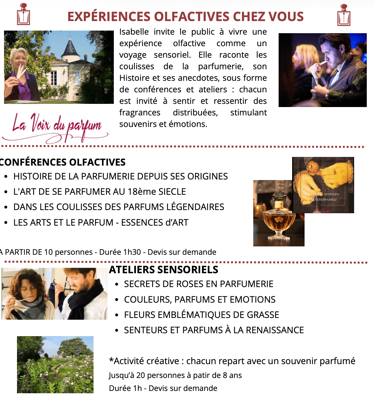 Thématiques olfactives