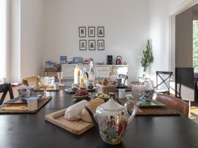 petit déjeuner copieux et local