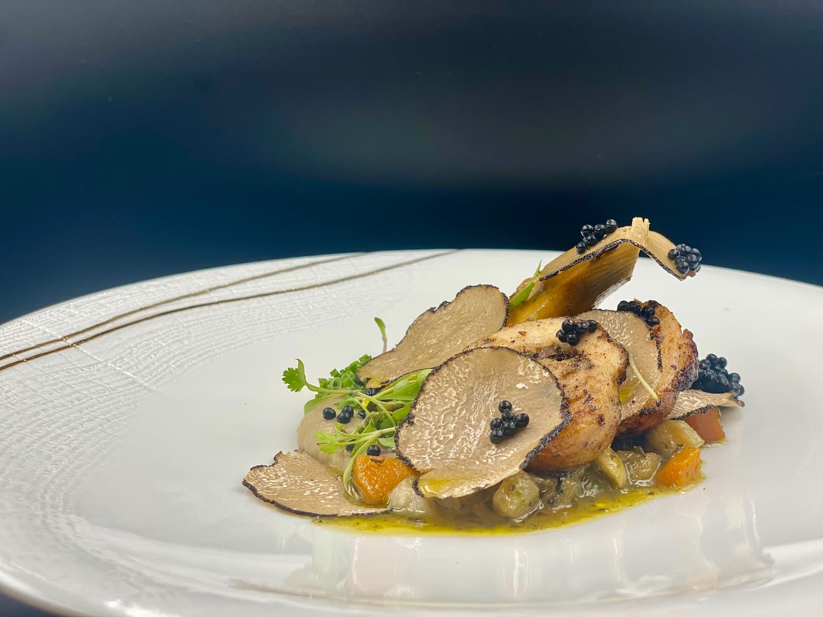 Volaille fermière aux truffes