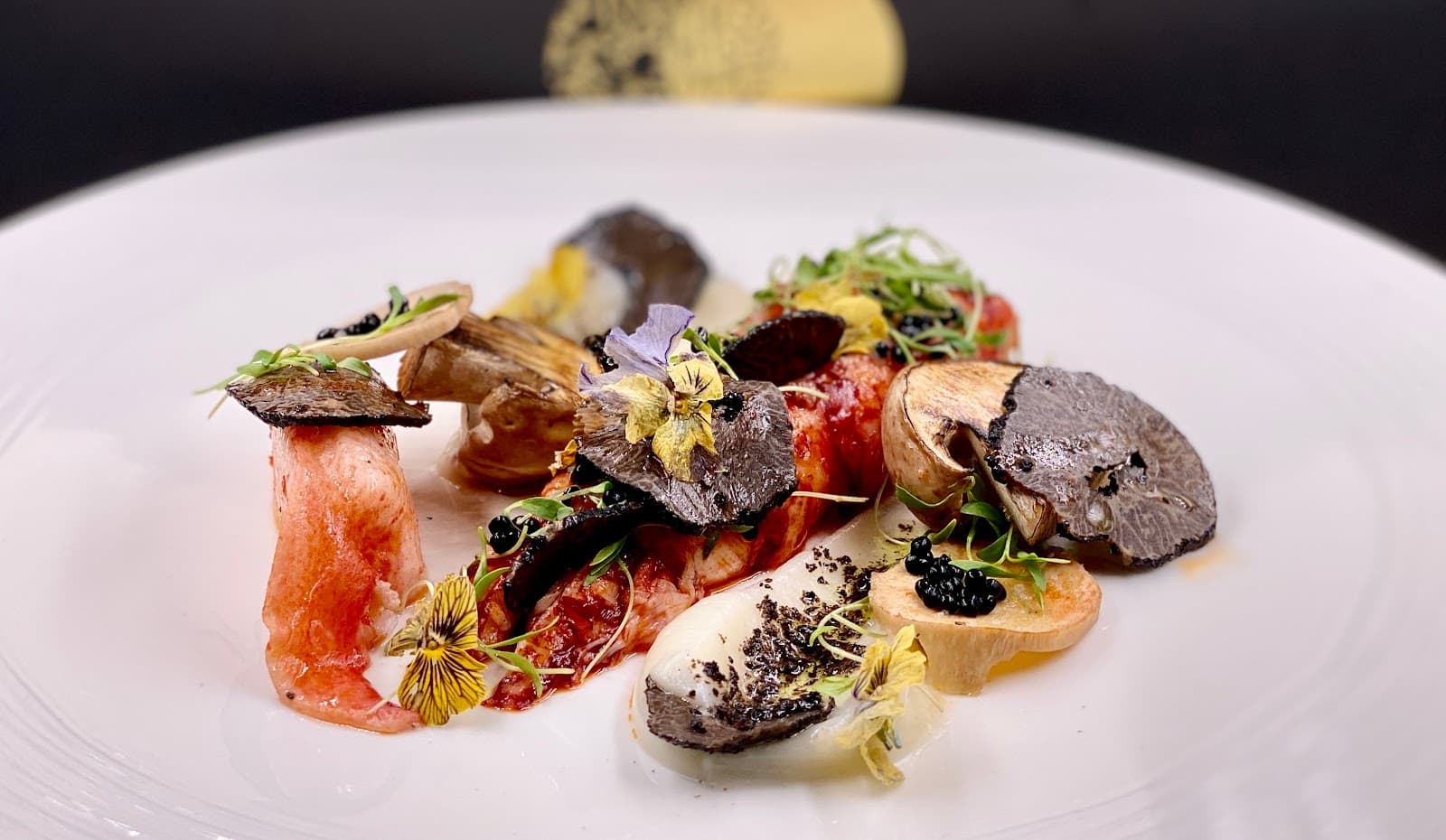 Homard truffes et topinambours