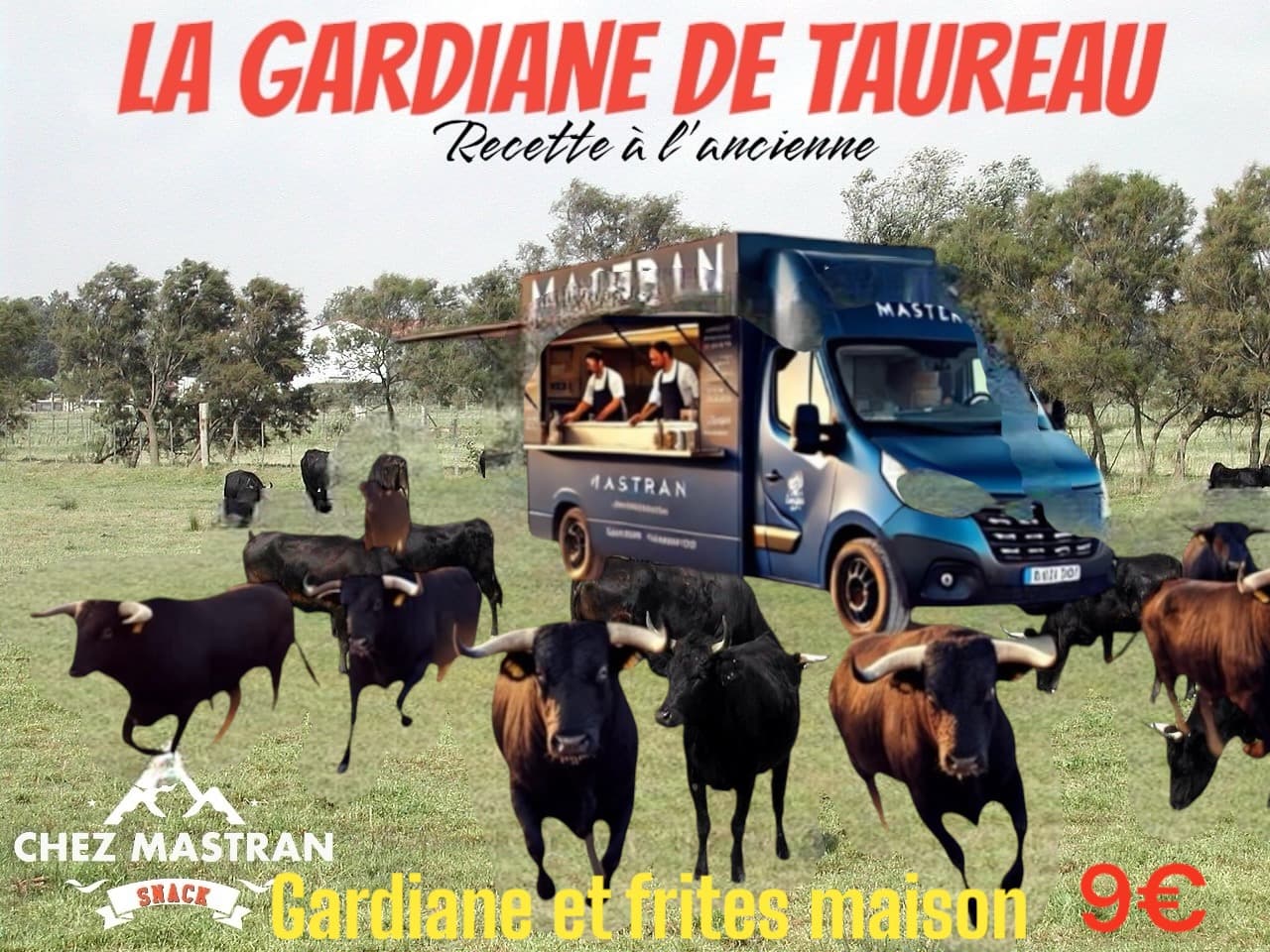 La gardiane de taureau