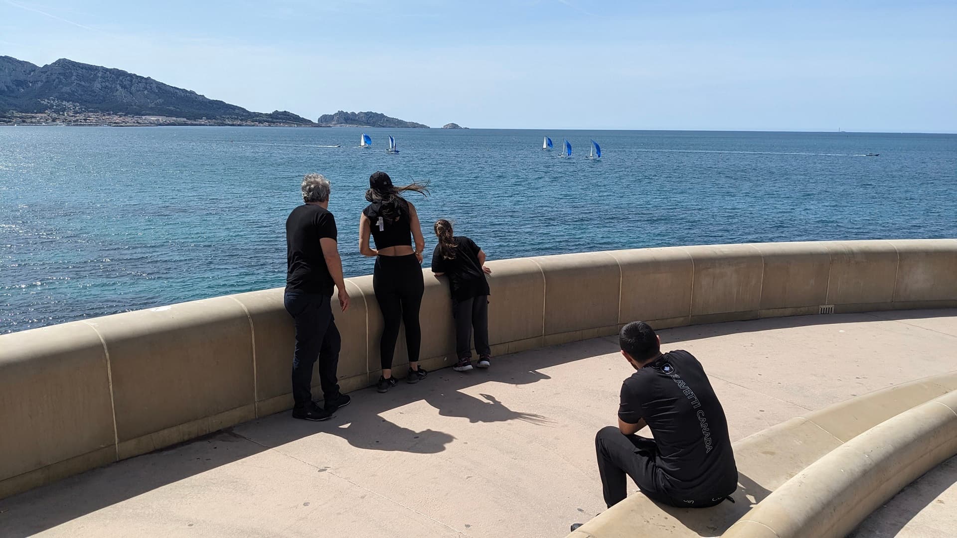 Spectateurs Corniche