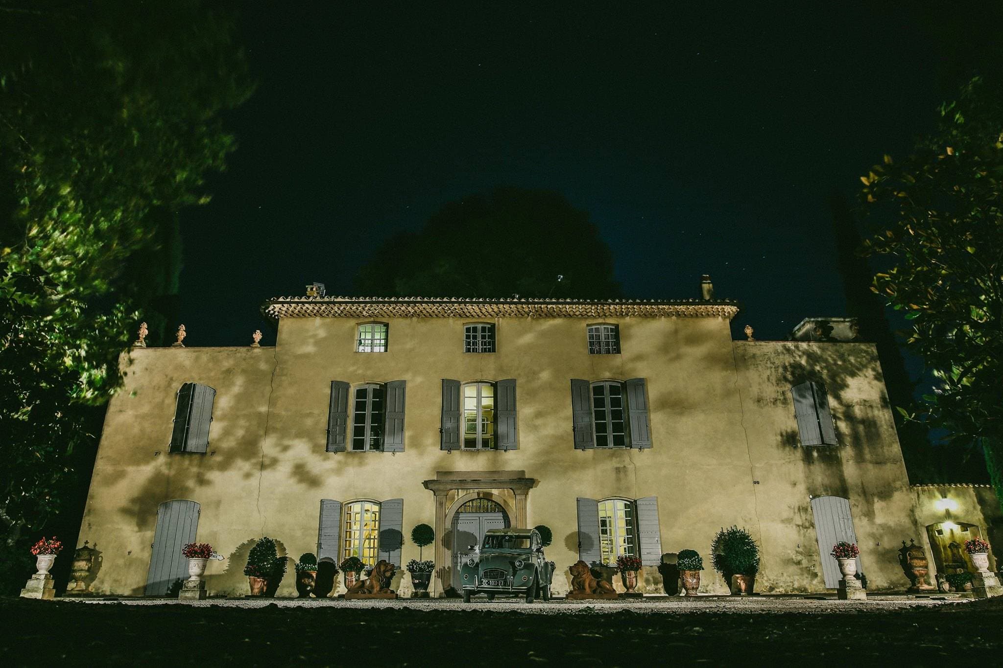 Façade Nord de nuit