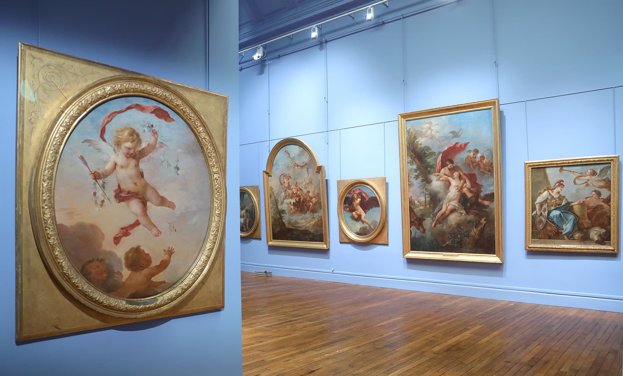Musée Beaux Arts - Nouvelle disposition grande salle