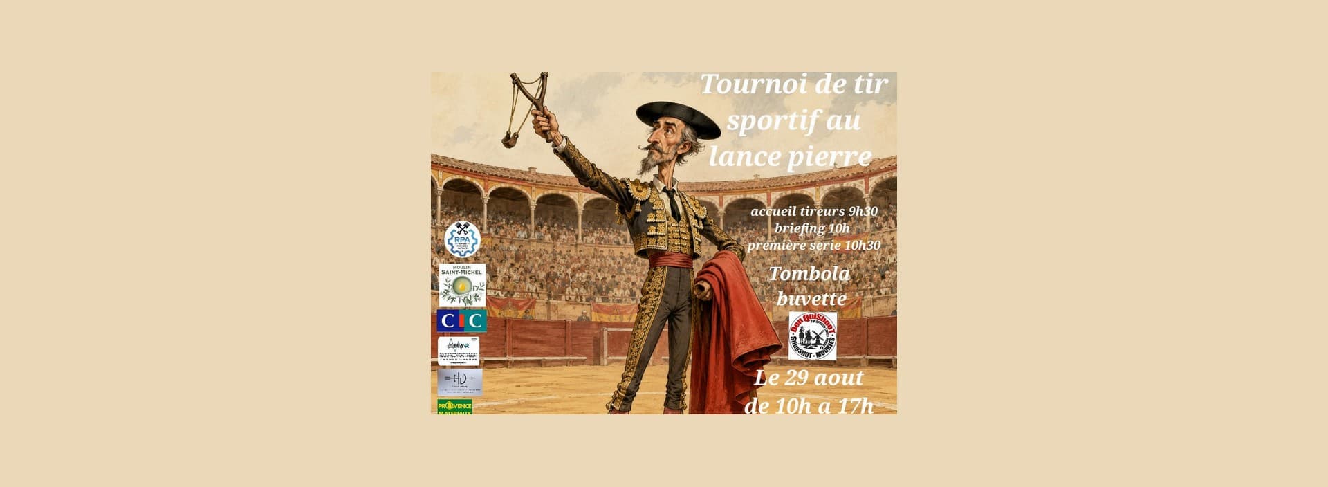 Tournoi de tir sportif au lance-pierre à Mouriès 29.08.26