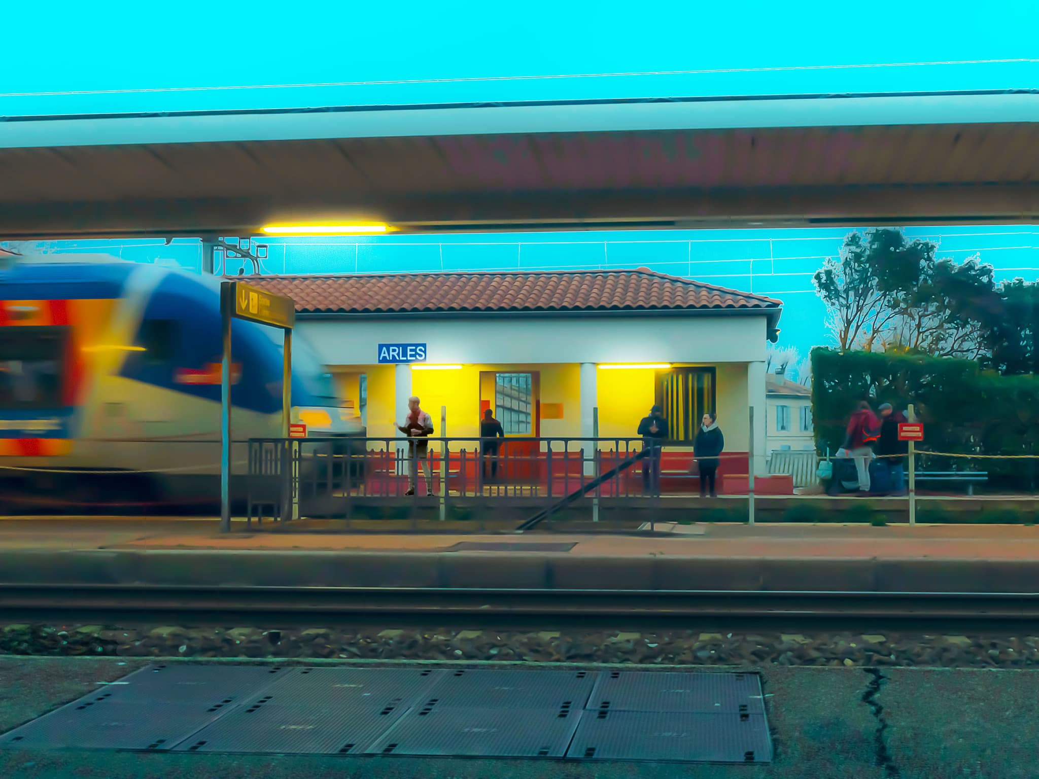 La gare d'Arles