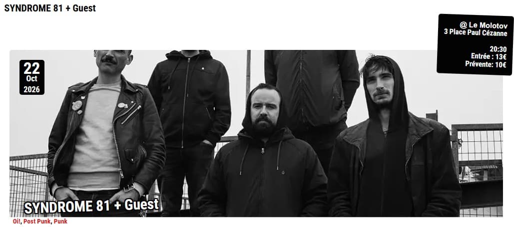 Syndrome 81 + guest_Marseille