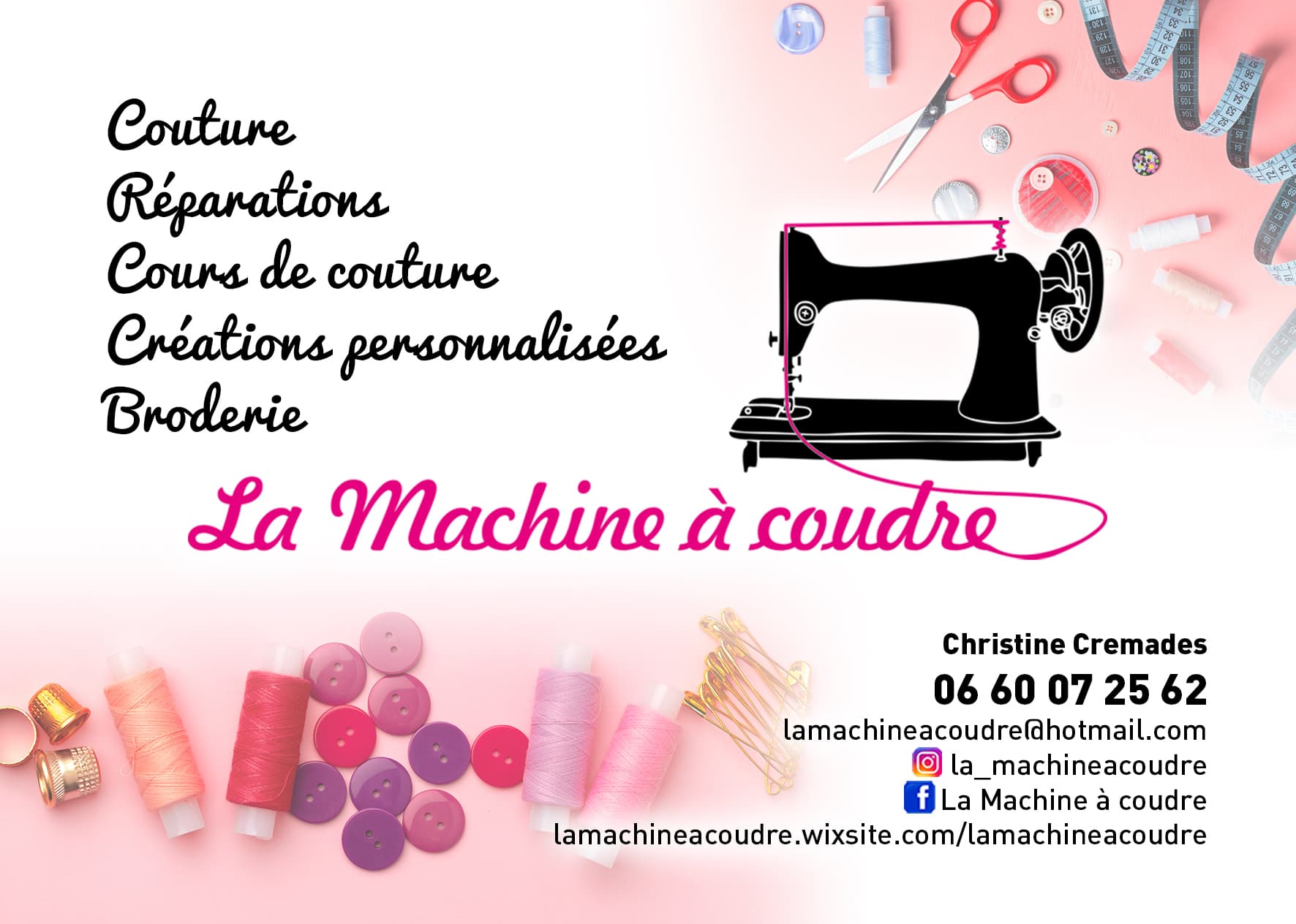 La machine à coudre