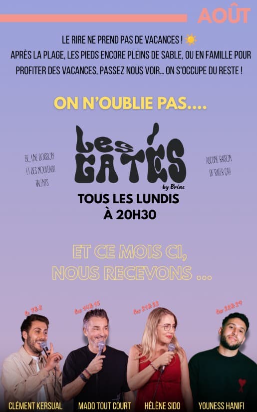 Programme d'août au Vig's_Marseille