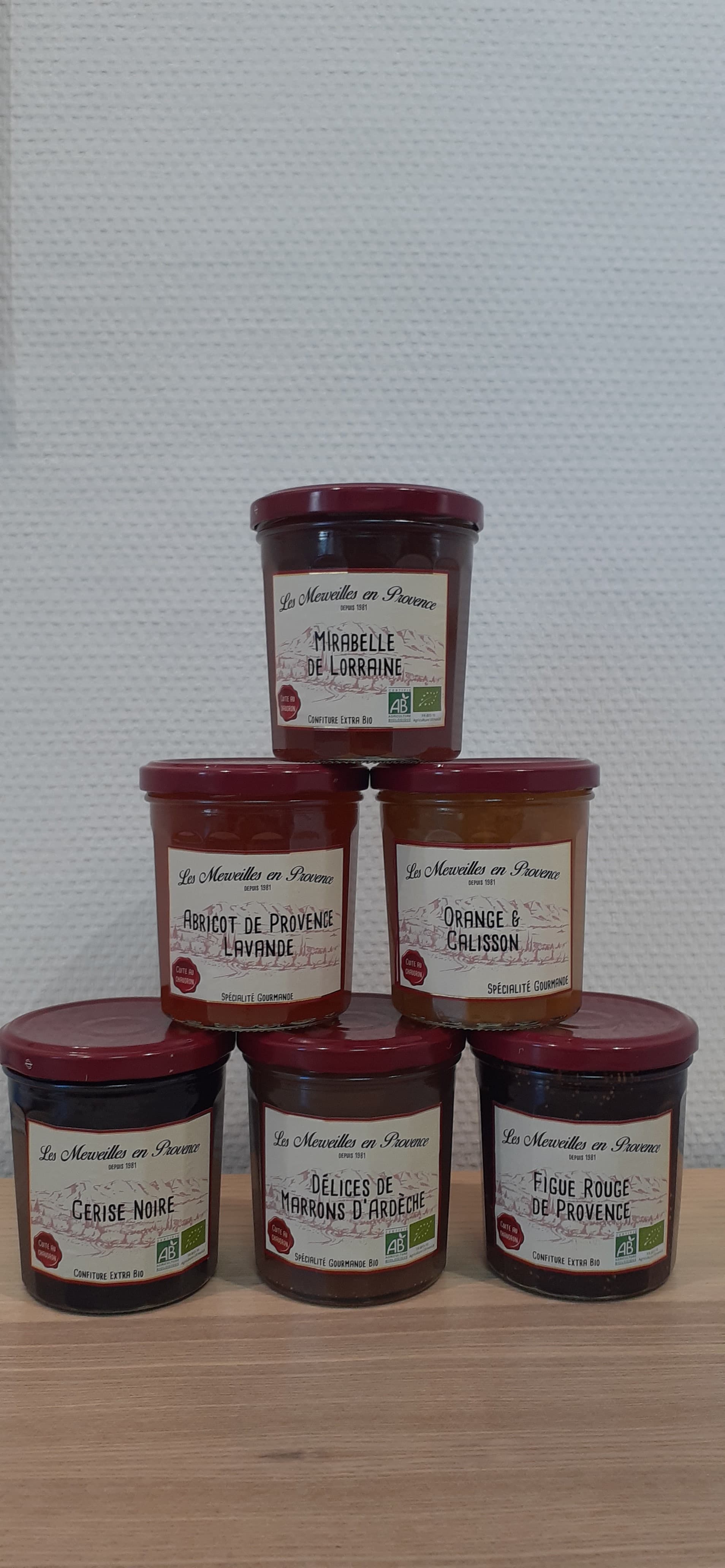Confiture "Les Merveilles de Provence"