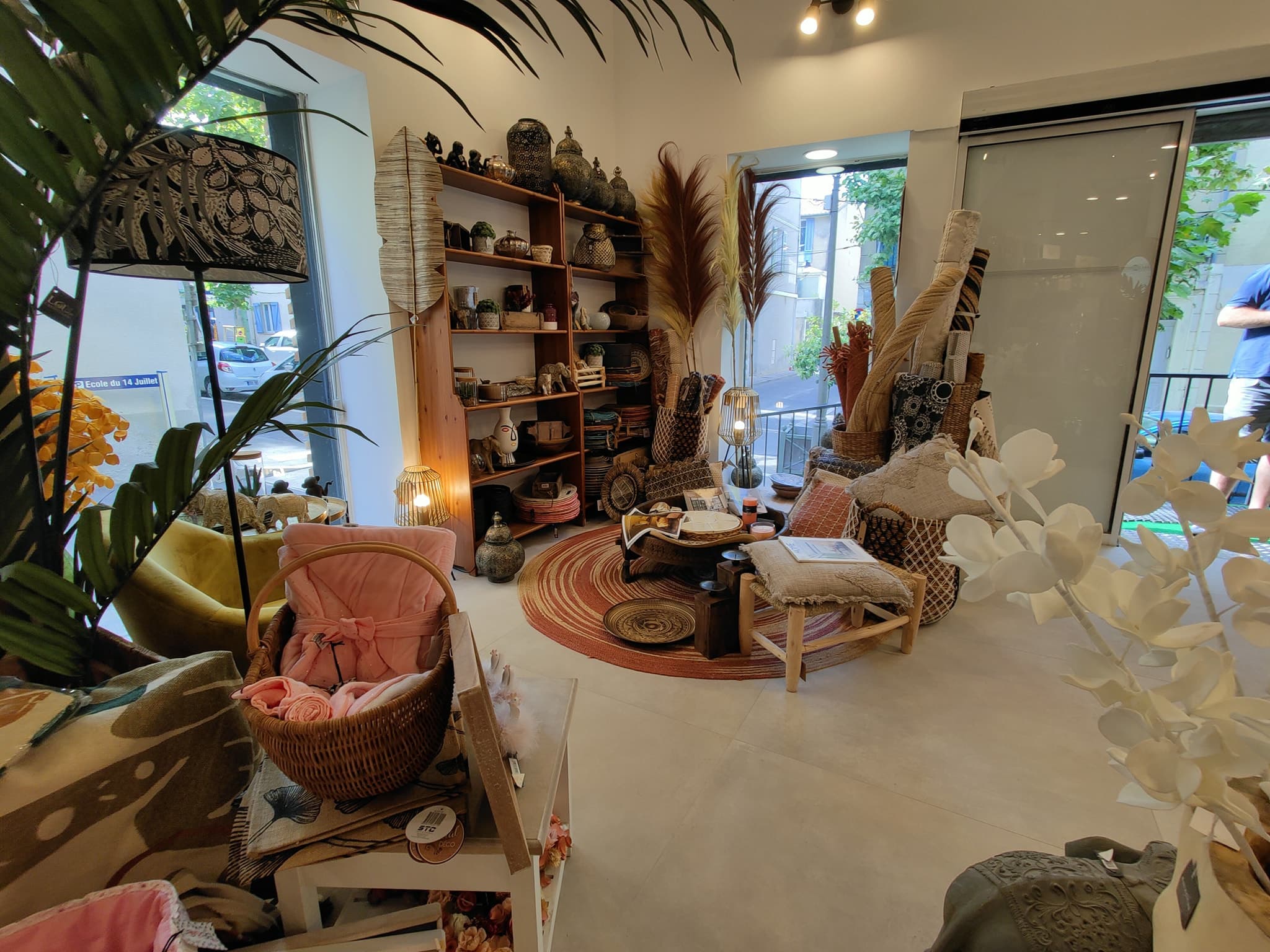 Intérieur de la boutique